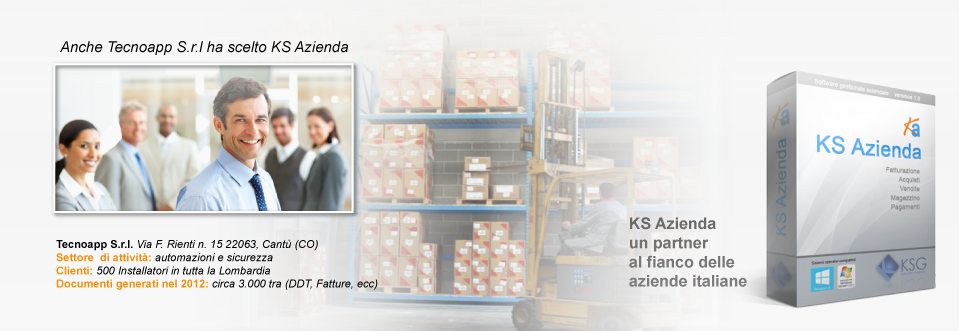 KS Azienda. Software gestionale per piccole e medie aziende